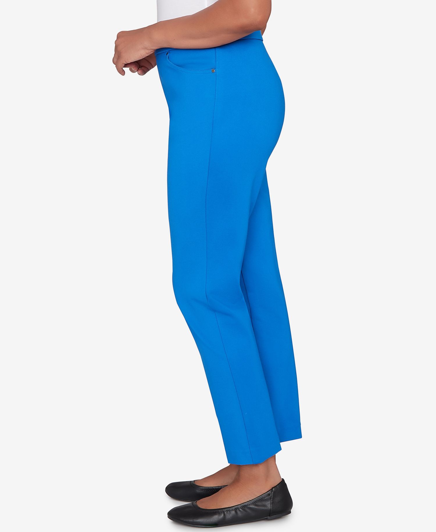 Petite Barcelona Stretch Ponte Knit Short Length Pants