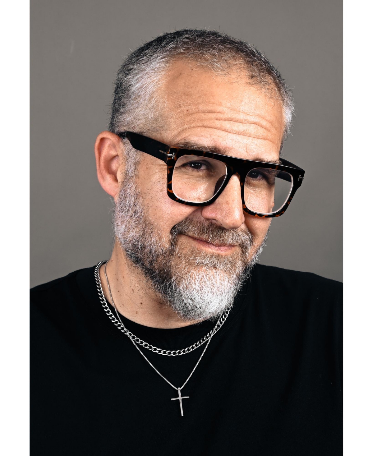 The Classic Cross Necklace in Sterling Silver