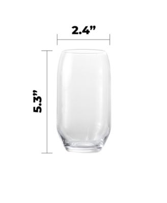 Estiva Highball Sparkling Cocktail Glasses, Set of 4