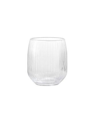 Estiva Textured Tall Tumbler Glasses, Set of 4
