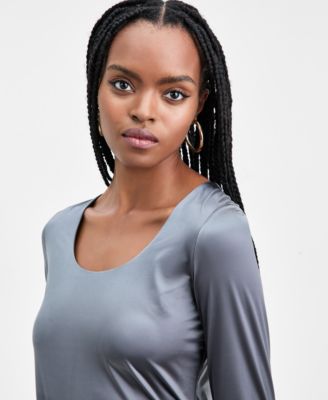 Women's Shine Scoop-Neck Top, Macy's Exclusive