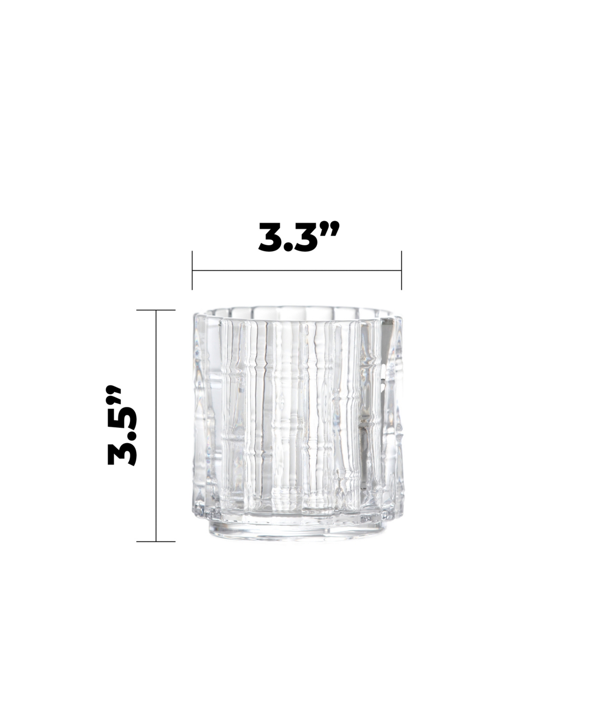 Fortessa Mahalo Double Old-Fashioned Glasses, Set of 4