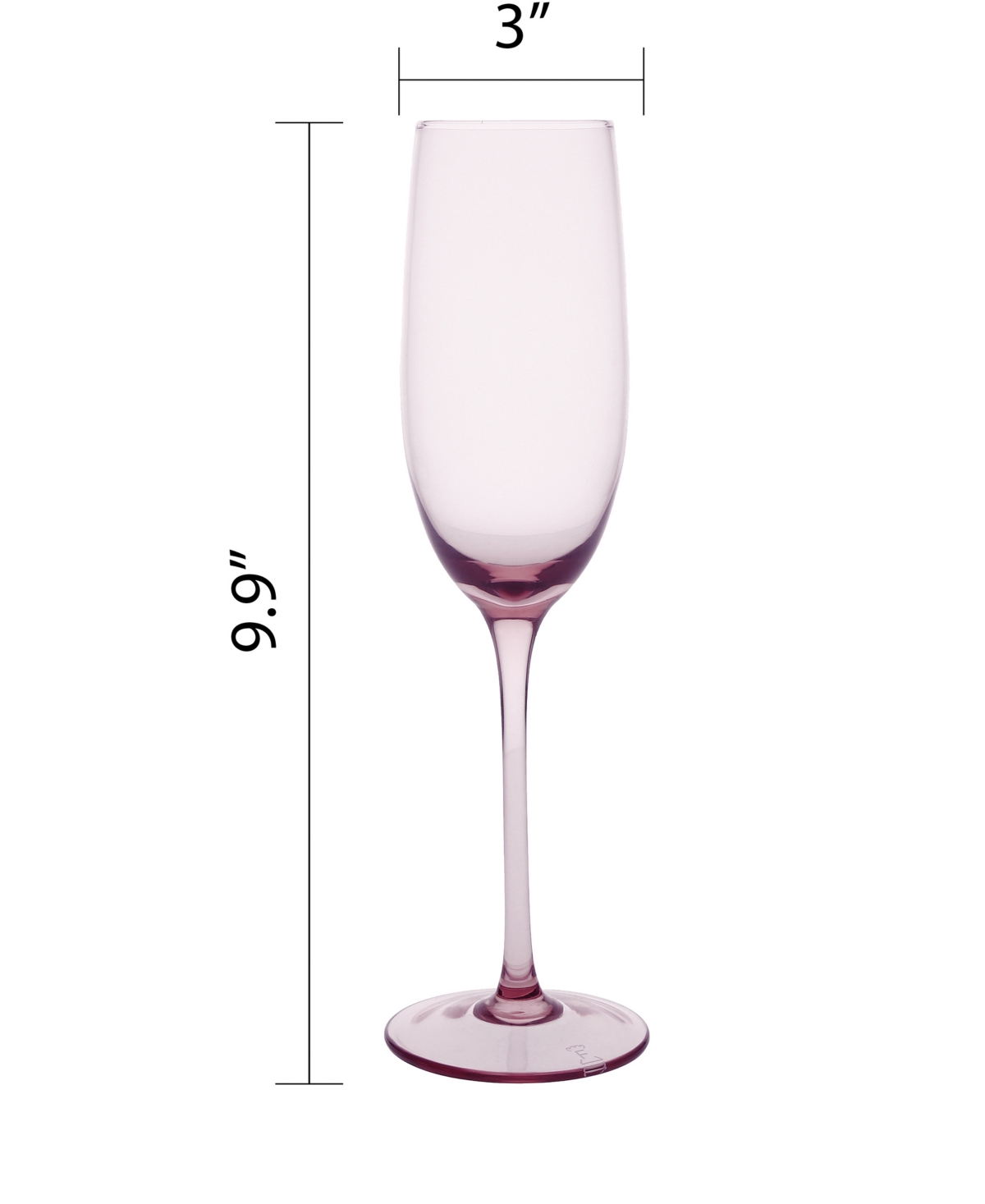 Fortessa Gala Champagne Flute, Set Of 4 In Pink