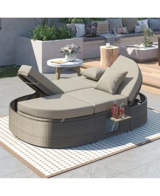 - Gray 2 Person Outdoor Daybed