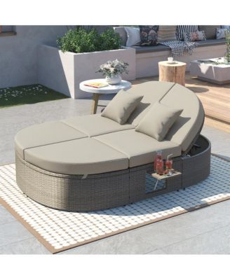- Gray 2 Person Outdoor Daybed