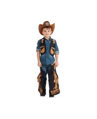 Toddler Cowboy Chaps and Vest Costume Boys/Girls