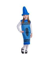 Crayon Tunic & Hat Costume Set - Kids Girls & Boys