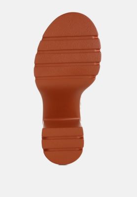 Womens Nambo Stud Embellished Block Heel