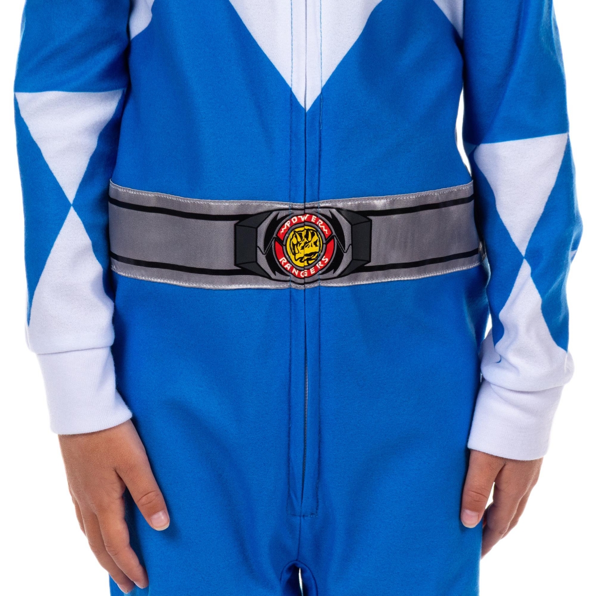 Power Rangers Character Toddler Boys' One Piece Hooded Sleep Pajama Union Suit Sleepwear Lounge