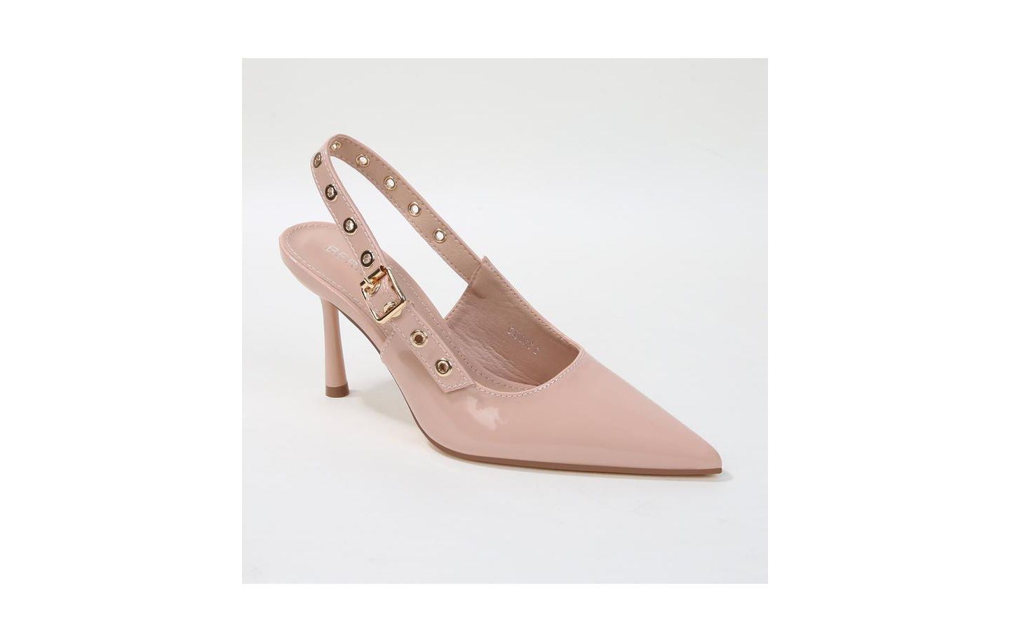 Женские туфли BERNESS Candes Grommet Strap Slingback, цвет: Бежевый — фото 1