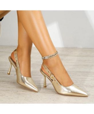 Candes Grommet Strap Slingback