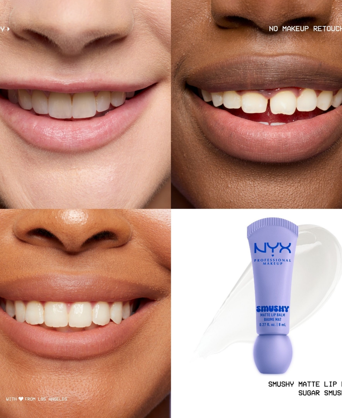 Nyx Professional Makeup Smushy Matte Lip Balm In Purple