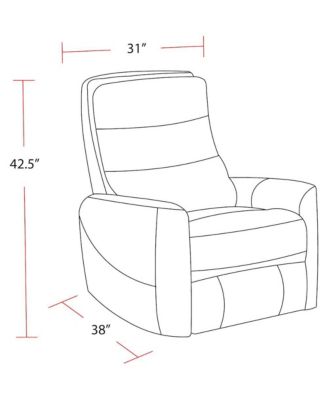Hercules-Haze Power Lift Recliner with Articulating Headrest