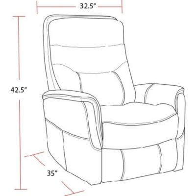 Two Pack 90% Polyester, 10% PU Truffle Power Lift Recliner with Articulating Headrest