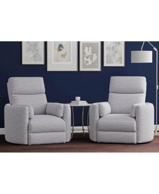 Mineral Power Swivel Glider Recliner Two Pack