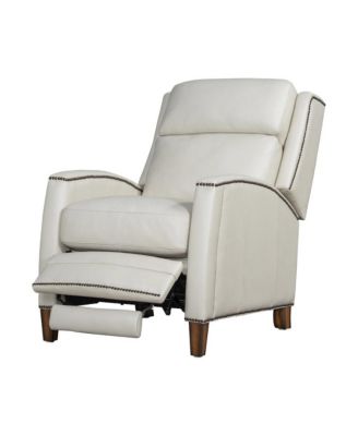Pack Top Grain Leather Pearl Glow Manual Recliner