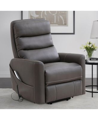  2 Pc Haze Fabric  Power Lift, Articulating Headrest Recliner Chair
