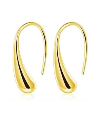 Isabella Eternal Drops Dainty Teardrop Dome Earrings