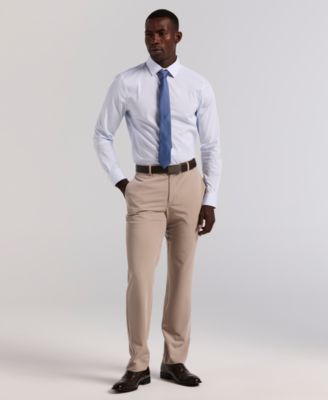 Men's Modern-Fit Stretch Solid Resolution Pants