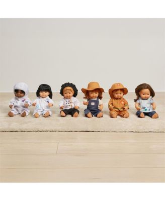 Careers Collection - Farmer Doll Outfit with Overalls & Hat for 15" Baby Dolls