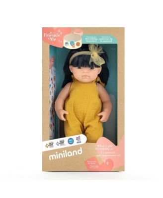 My Friends and Me Collection Asian Baby Girl Doll with Black Hair - 15"