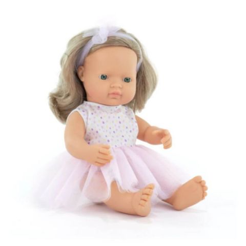 Детская кукла MINILAND My Friends & Me 15" Articulated Anatomically Correct Baby Doll, Ages 10 Months+, цвет: Light Skin