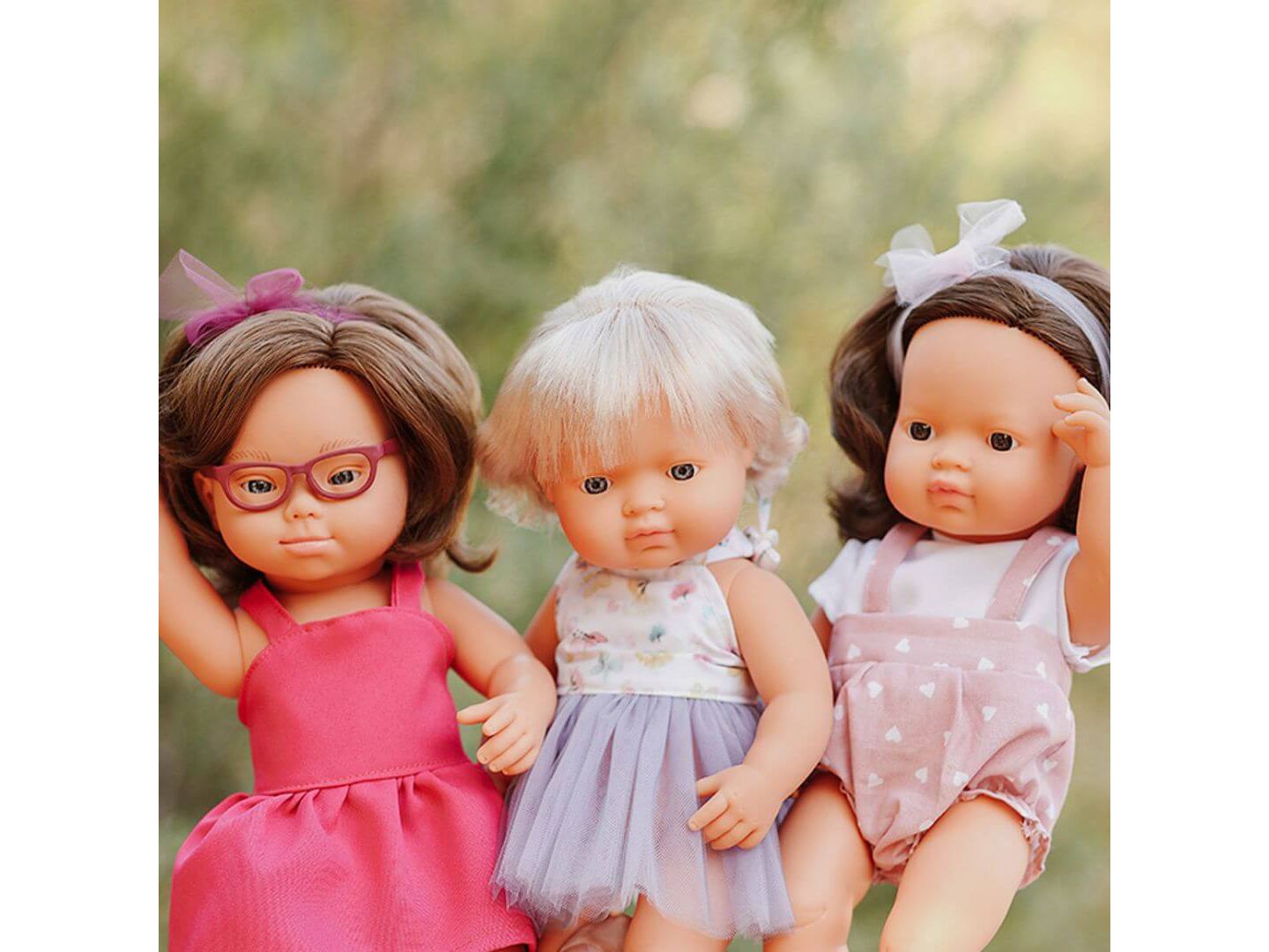 Детская кукла MINILAND Baby Doll Brunette Girl 15'' (Box) - My Friends and Me, цвет: Light Skin — фото 4
