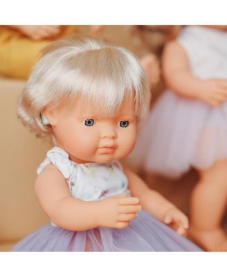 My Friends and Me Collection Baby Girl Doll with Blonde Hair and Hearing Implant - 15"