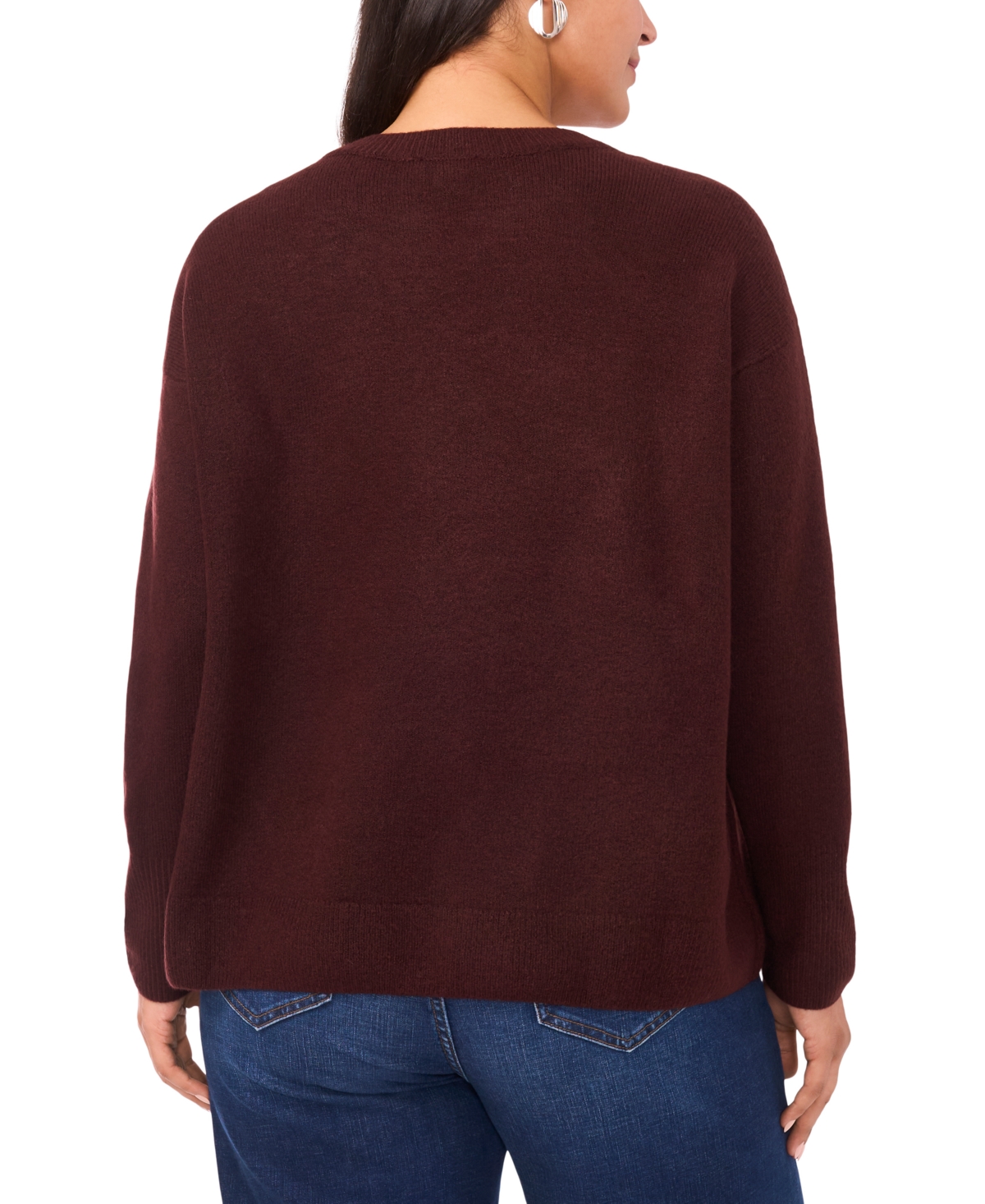 Vince Camuto Plus Long Sleeve Sweater