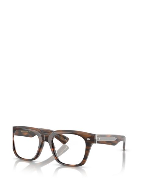 Мужские очки Oliver Peoples Man Rectangle Plastic OV5570U Alfrey 18k Eyeglasses, цвет: Barchan