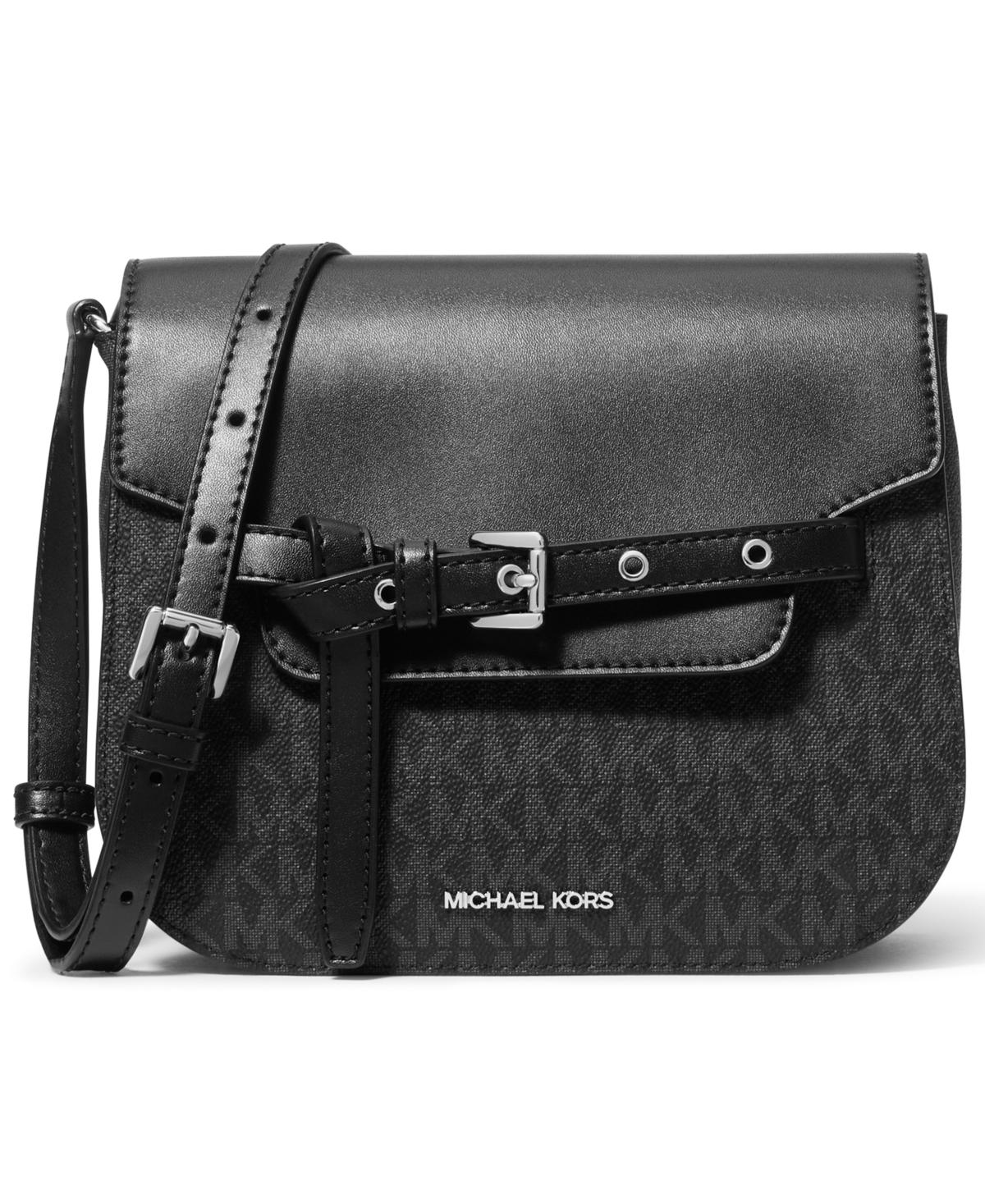 Michael Michael Kors Emilia Small Saddle Slip Pocket Crossbody Bag