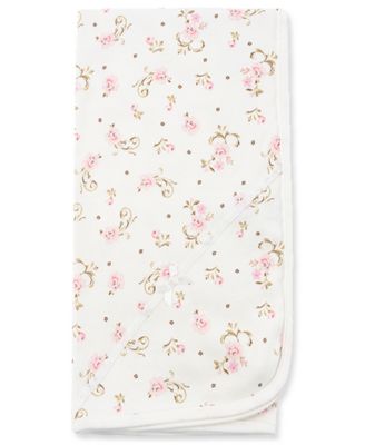 Baby Girls Sweet Vintage Rose Print Blanket