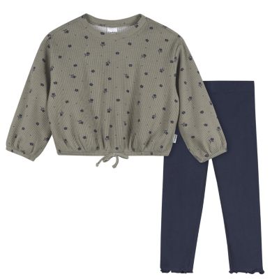 Toddler Girls 2-Piece Top and Legging Set