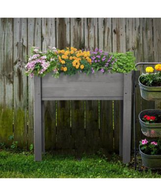 31" Modern Raised Garden Bed with Legs