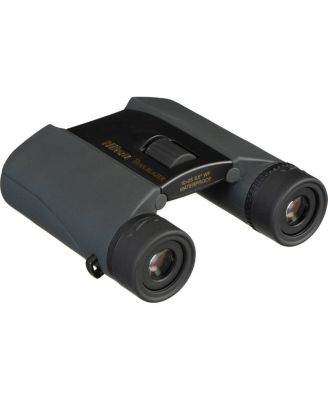 10x25 Trailblazer ATB Compact Roof Prism Binocular with 6.5 Degree Angle of View, Black, Bundle with Cleaning Kits