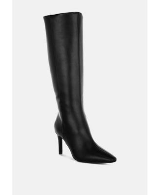Womens Skara Faux Leather Calf Boots