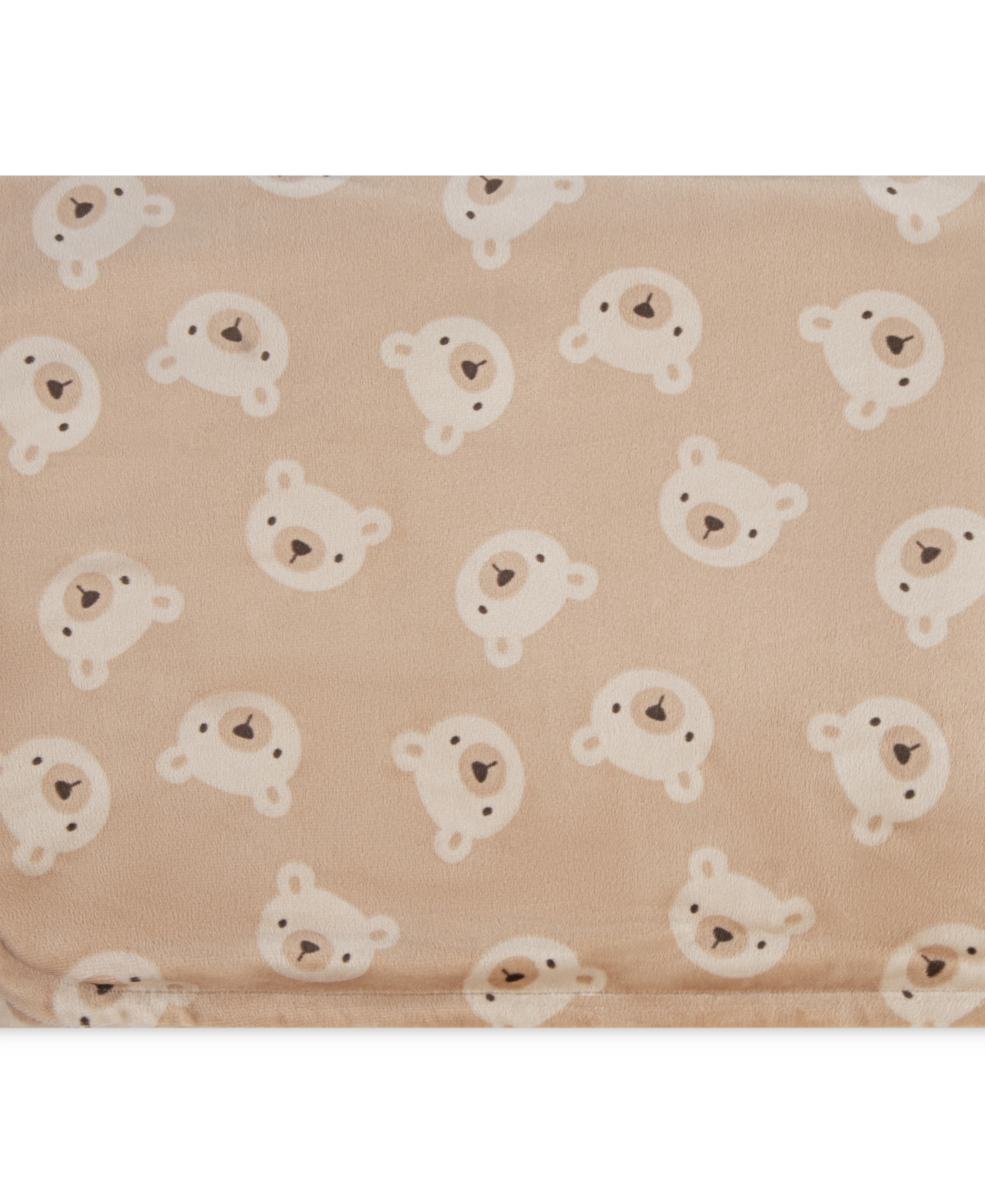 Huggies Baby Boy And Girl Bear Graphic Plush Blanket In Brown