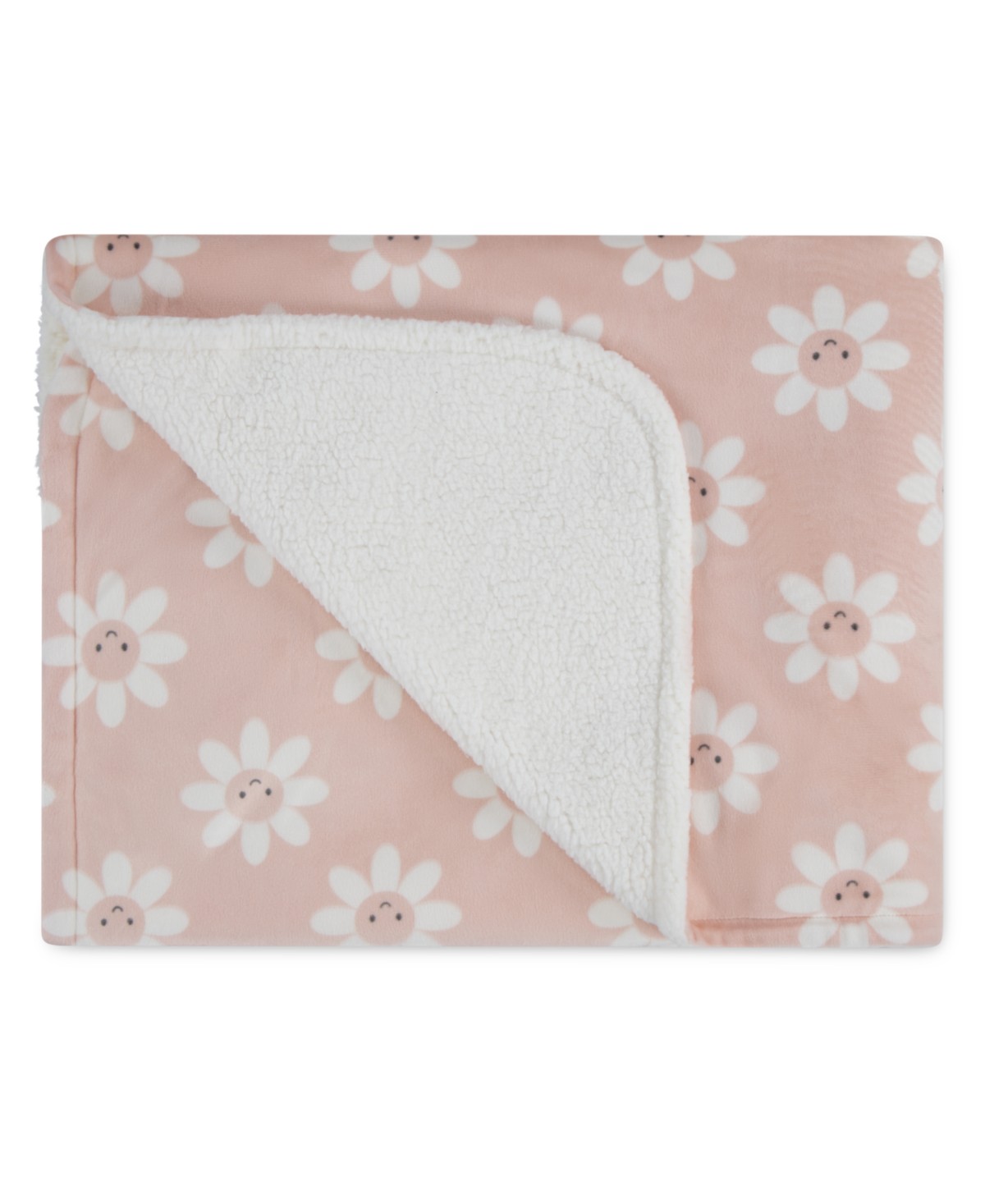 Детские Huggies Baby Girls' Daisy Print Plush Blanket — фото 1