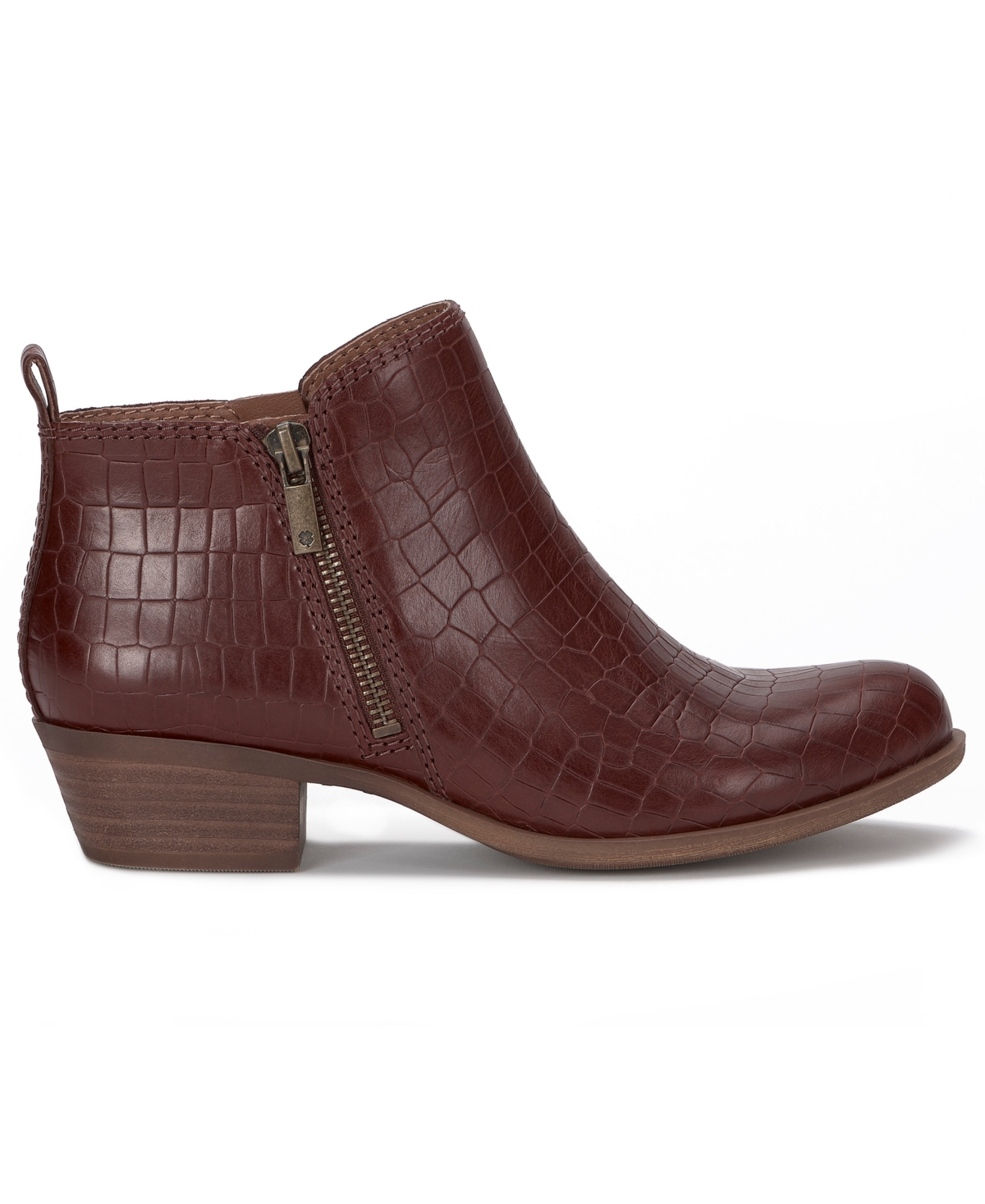 Lucky Brand Women's Basel Ankle Booties In Brown