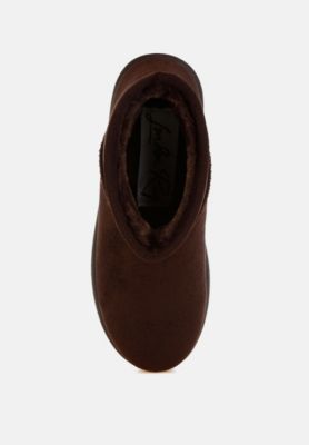 Womens Derta Soft Microfiber Snow Boots