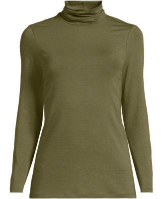 Women's Tall Lightweight Jersey Long Sleeve Turtleneck