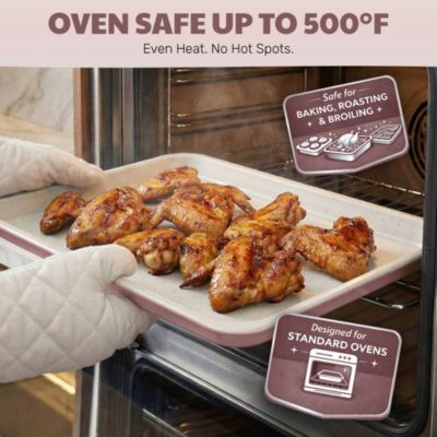 6-Piece Nonstick Stackable Nesting Bakeware Set