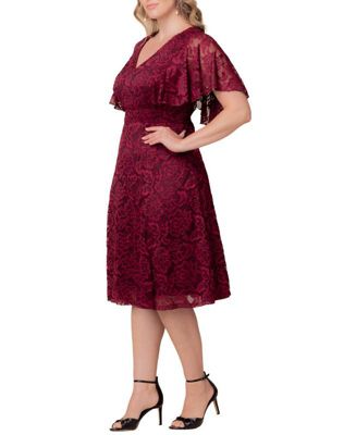 Plus Size Camille Lace Cocktail Dress