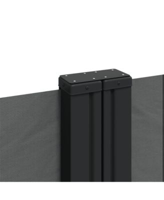Retractable Side Awning Anthracite 70.9"x472.4"