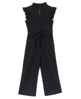 Girls' 7-16 Self-Tie Jumpsuit