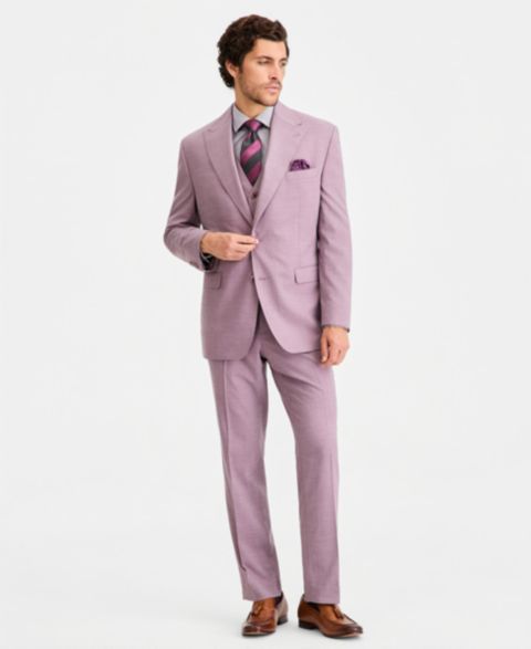 Мужские комплекты Tayion Collection Classic-Fit Suit Separates, цвет: Коралловый