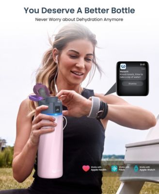 24 oz. Insulated Smart Water Bottle with Hydration Tracking