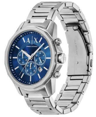 Armani Exchange Men's Chronograph Stainless Steel Gift Set, 44mm
