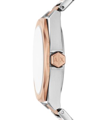 Armani Exchange Women's Multifunction Two-Tone Stainless Steel Watch, 36mm