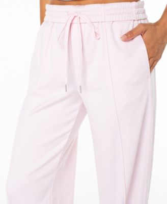 Juniors' Side-Striped Track Pants